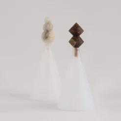 Bottiglia Decorativa Kite V2 In Vetro E Alabastro Agata