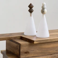 Bottiglia Decorativa Kite V2 In Vetro E Alabastro Agata