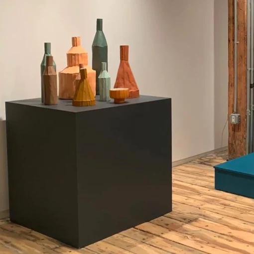 Bottiglia Decorativa Liscia C10/Terracotta Scura