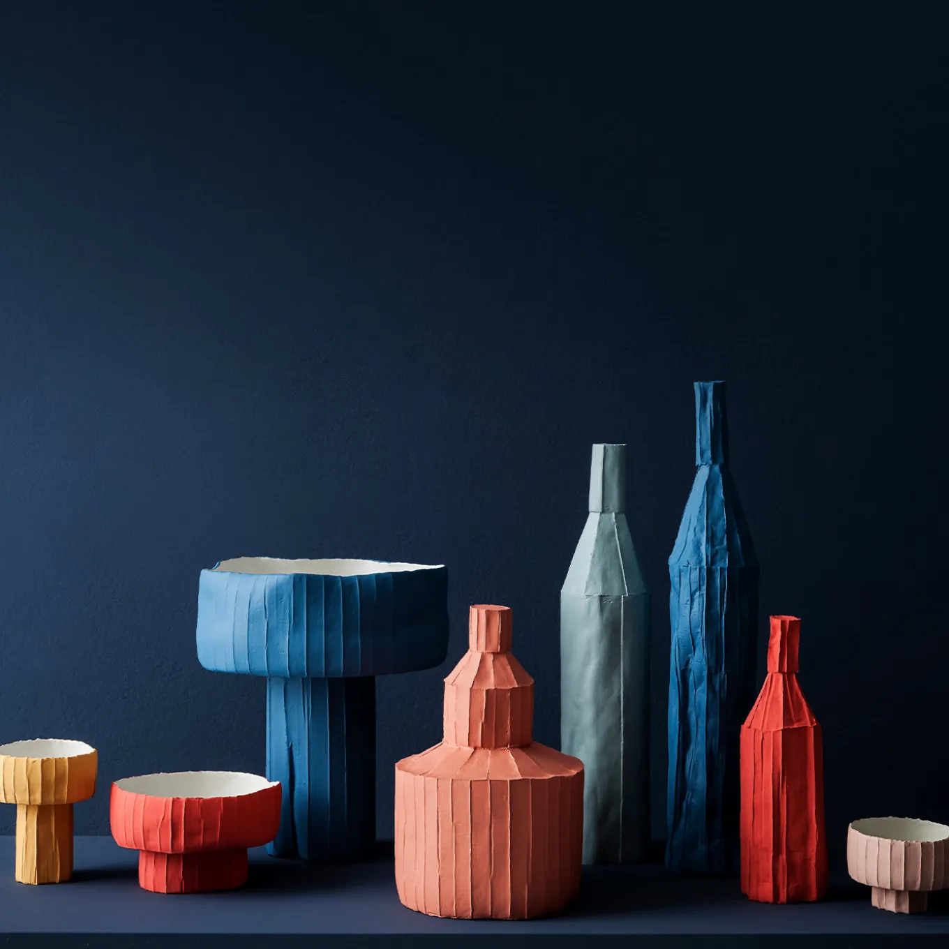 Bottiglia Decorativa LISCIA D2/Verde Azzurro chiaro