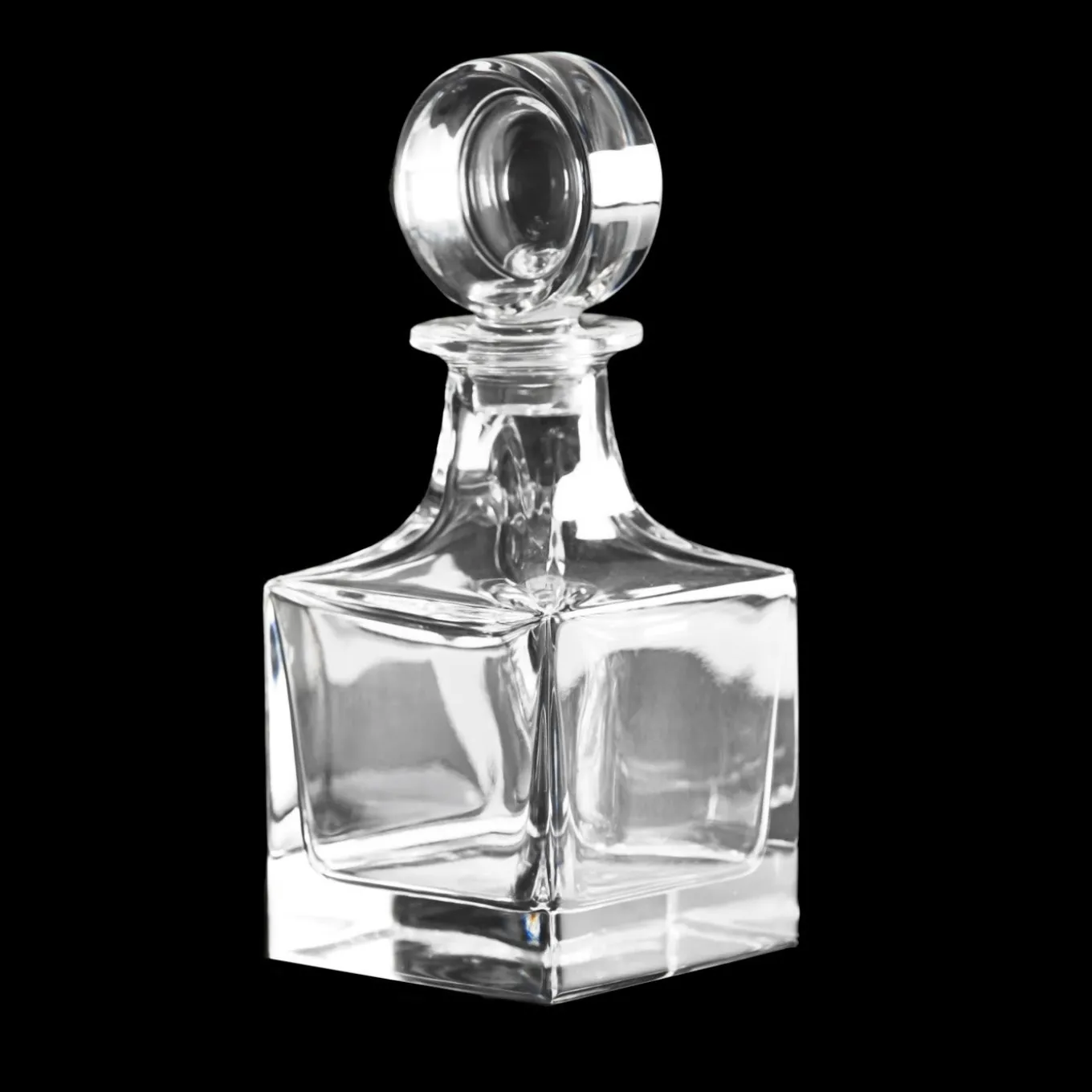 Bottiglia di cristallo per whisky Cubo