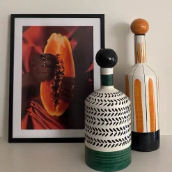 Bottiglia di senape decorativa Talia con coperchio