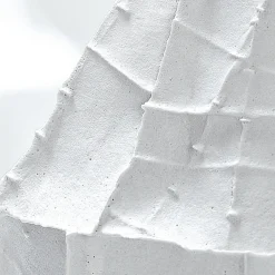 Bottiglia Fide Corteccia in Ceramica Bianca