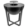BQ154A Iris Barbecue Mezza Sfera Nero