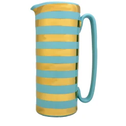 Brocca Serlio Gondoliere oro e blu