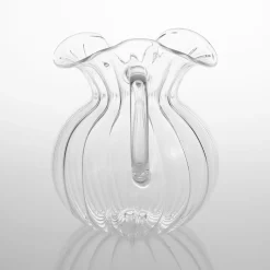 Brocca Trasparente in Vetro Torcello