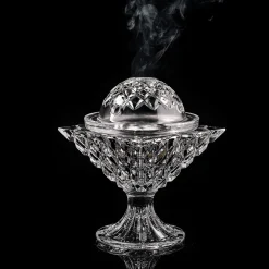 Bruciatore d'incenso ayurvedico in cristallo #1