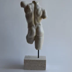 Busto maschile in marmo