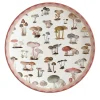 Cabinet De Curiosités Piatto da portata in porcellana con funghi