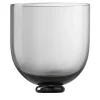 Calice da vino in vetro Murano Fungo Gray