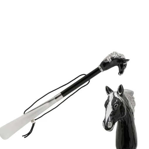 Calzascarpe a cavallo nero
