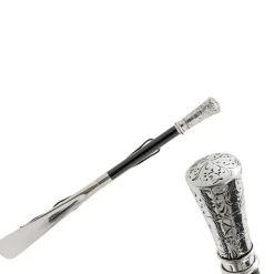 Calzascarpe classico dritto in argento