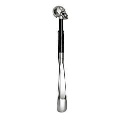 Calzascarpe con teschio d'argento