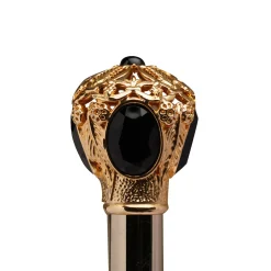 Calzascarpe in Metallo Dorato Dome Crown con Strass