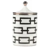 Candela Catene Nero con coperchio di Gio Ponti