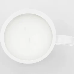 Candela Cup Aria in ceramica bianca