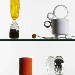 Candela Cup Aria in ceramica bianca