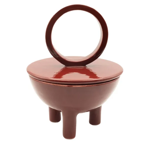 Candela in ceramica Wok Terra