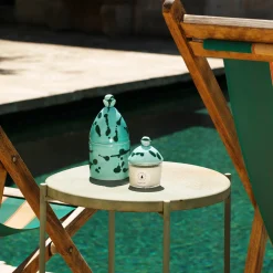 Candela profumata Foglie di Fico con coperchio in ceramica #1