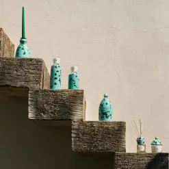 Candela profumata Foglie di Fico con coperchio in ceramica #1