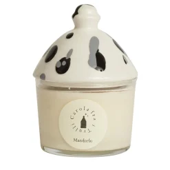 Candela profumata Mandorlo con coperchio in ceramica