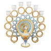 Candelabro Peacock Honey e Azure