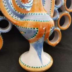 Candelabro Peacock Honey e Azure