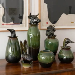 Canopo Toro Vaso a L nero e verde