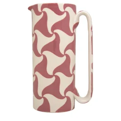 Caraffa in ceramica rossa Serlio Atellani