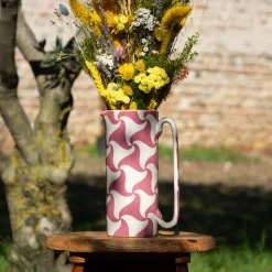 Caraffa in ceramica rossa Serlio Atellani