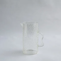 Caraffa in Vetro Trasparente a Goccia Pearl