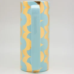 Caraffa Serlio Cicappa oro 24K e blu