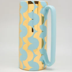 Caraffa Serlio Cicappa oro 24K e blu