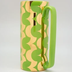 Caraffa Serlio Cicappa oro 24 carati e verde