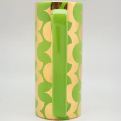Caraffa Serlio Cicappa oro 24 carati e verde