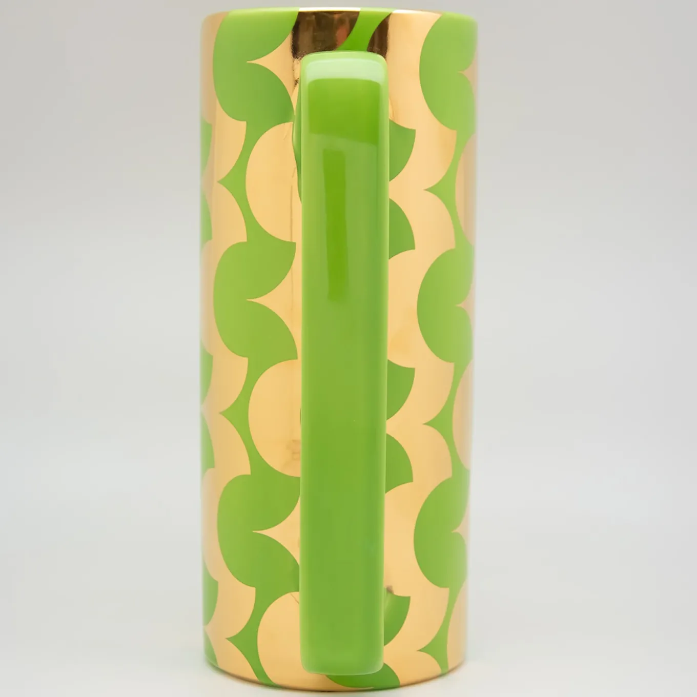 Caraffa Serlio Cicappa oro 24 carati e verde