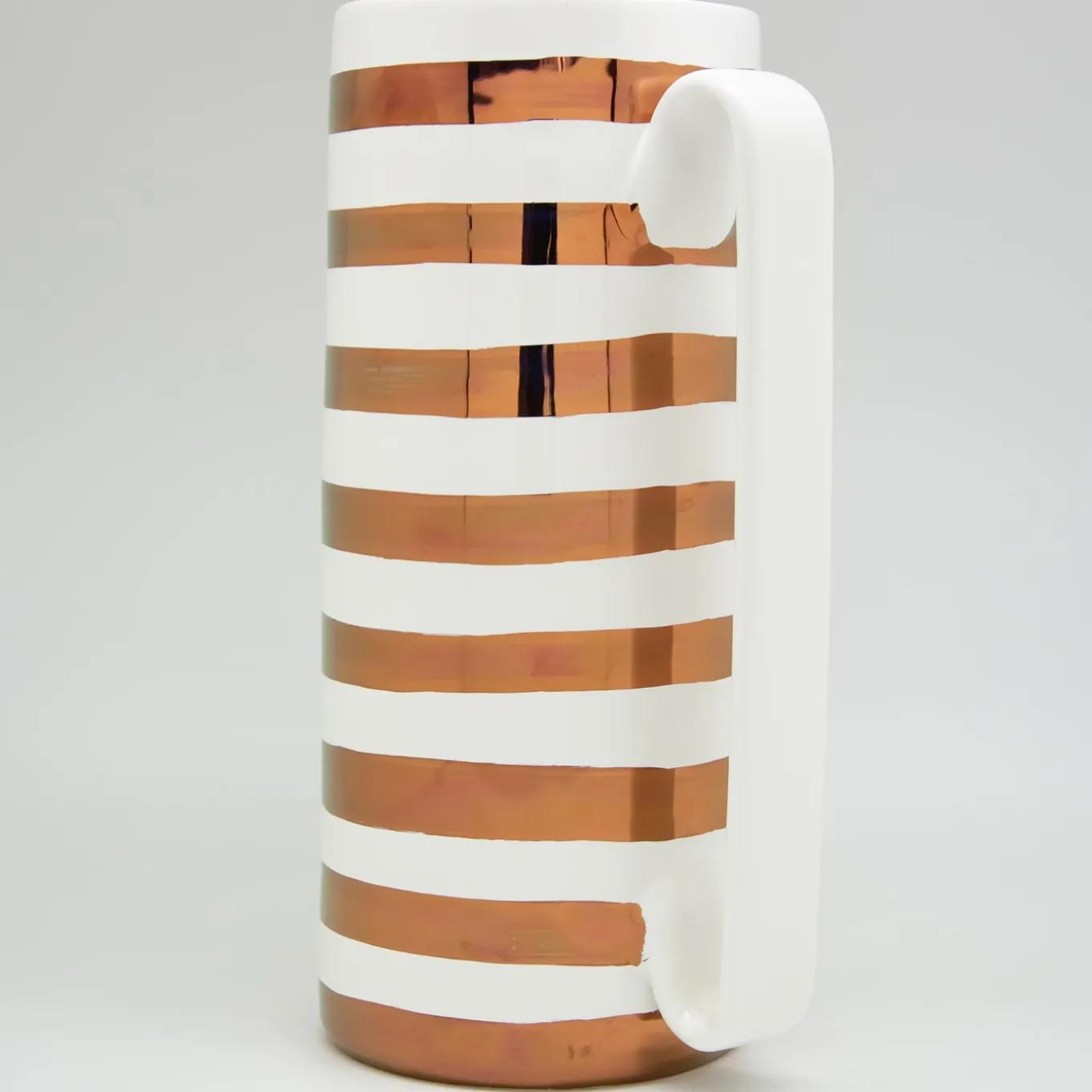 Caraffa Serlio Gondoliere rame e bianco