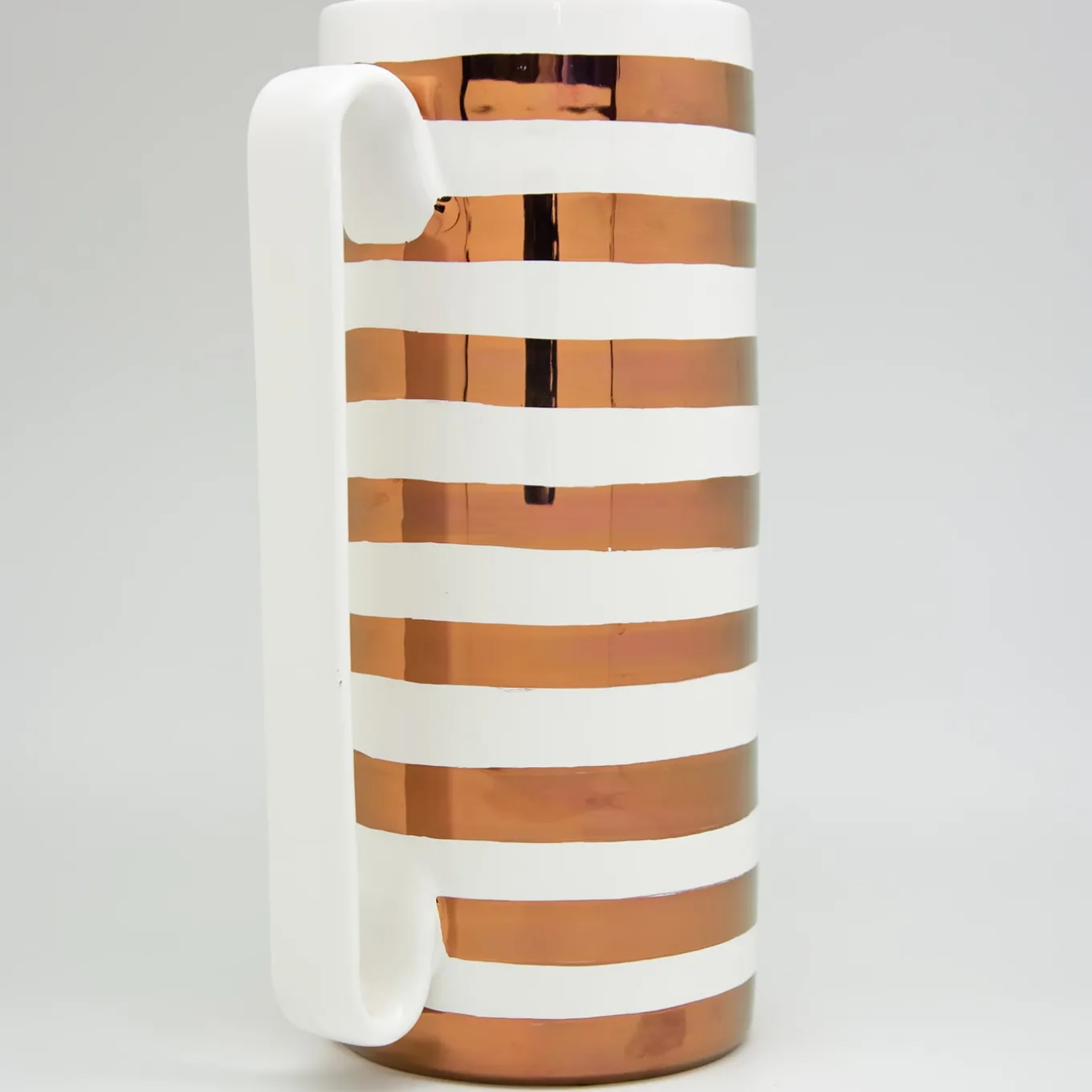 Caraffa Serlio Gondoliere rame e bianco