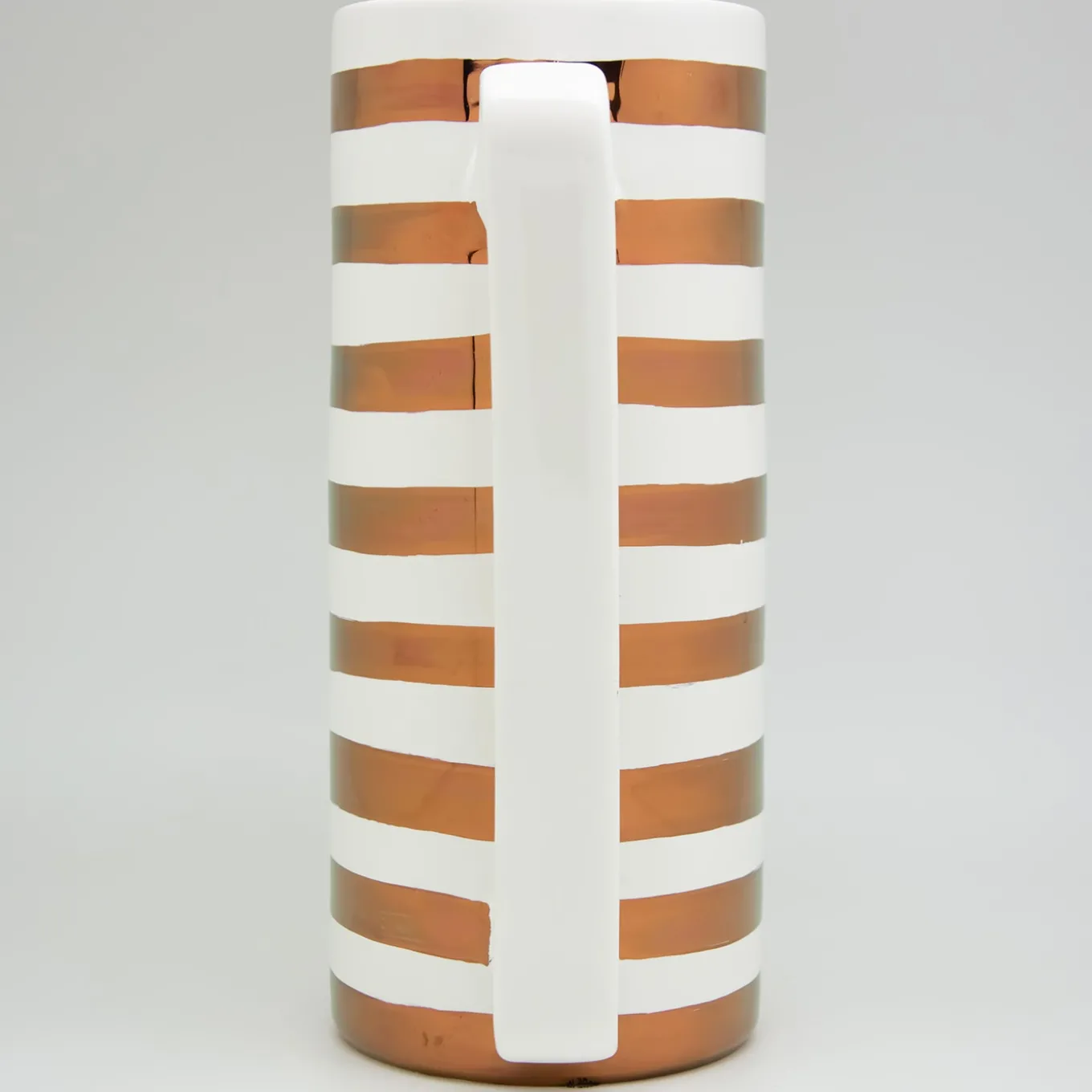 Caraffa Serlio Gondoliere rame e bianco