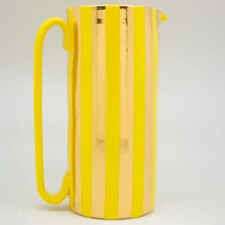 Caraffa Serlio Mercante oro 24K e giallo