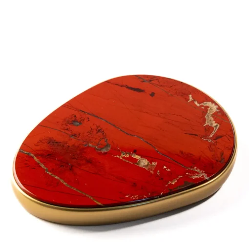 Caricatore da tavolo Enki Two Red Jasper & Golden