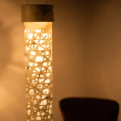 Carma #01 Lampada a sospensione in marmo di Carrara