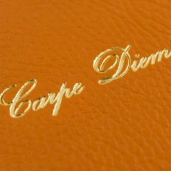 Carpe Diem Set di 2 diari arancioni