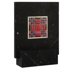 Carré Cloisonné su marmo Pezzo d'arte decorativa #12