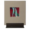 Carré Cloisonné su pelle Pezzo d'arte decorativo #14
