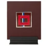 Carré Cloisonné su pelle Pezzo d'arte decorativa #16