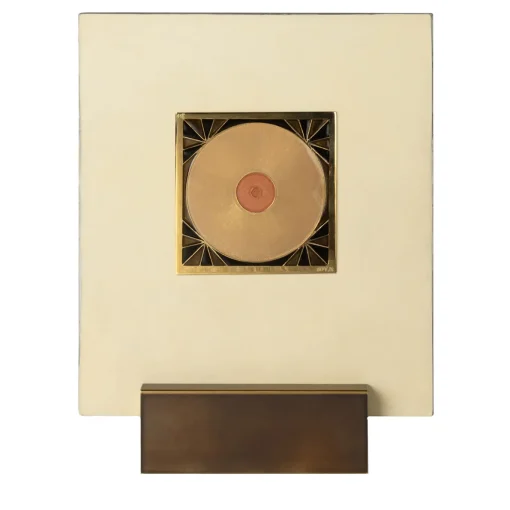 Carré Cloisonné su pergamena Pezzo d'arte decorativa #17