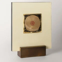 Carré Cloisonné su pergamena Pezzo d'arte decorativa #17