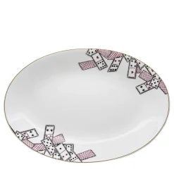 Carte Da Zogo Set di 3 piatti ovali