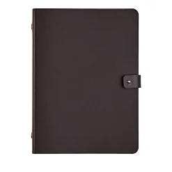 Cartella in Pelle Nera